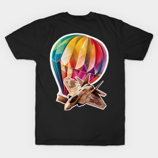 Jet fighter and balloon T-Shirt